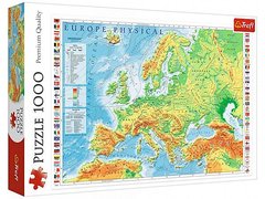 Пазл Физическая карта Европы 1000 эл. фото 1