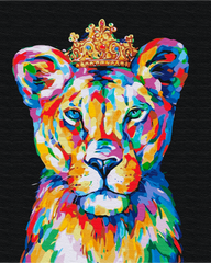 Картина за номерами: Райдужний царевич лев зображення 1