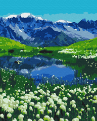 Картина за номерами: Альпійські луги зображення 1