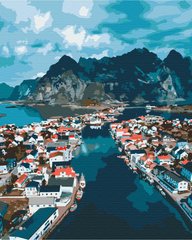 Картина по номерам: Норвежские фьорды фото 1