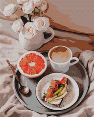 Картина по номерам: Цитрусовый завтрак фото 1